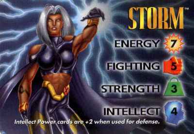 Storm 4-Grid Character Card